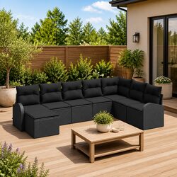 Value and Comfort: 8-Piece Modular Sofa Set