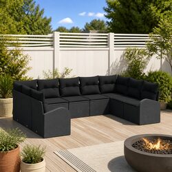 Practical Outdoor Sofa Set with Cushions for Comfort