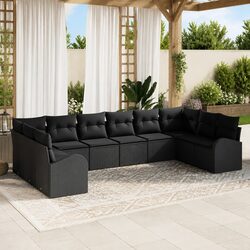 Comfortable and Reliable 10-Piece Garden Sofa Set