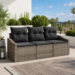 Comfort Meets Value in Our 3-Piece Garden Sofa Set