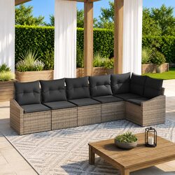 Reassuring Quality in 6 Piece Outdoor Sofa Set