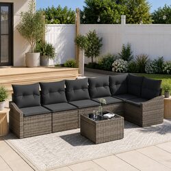 Reliable 7-Piece Outdoor Sofa Set with Comfort and Value
