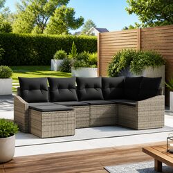 Practical and Comfortable 6-Piece Outdoor Sofa Set