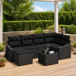 Comfortable and Practical 7-Piece Outdoor Sofa Set