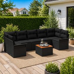 Comfortable and Reliable 8-Piece Garden Sofa Set