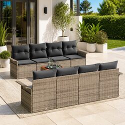 Comfort Meets Value: 9-Piece Modular Sofa Set