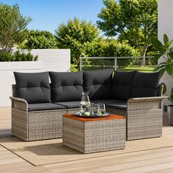 Practical and Stylish 5-Piece Garden Sofa Set