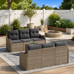 Value and Comfort with Our 7-Piece Garden Sofa Set