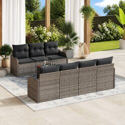 Comfortable 8-Piece Garden Sofa Set for Everyday Use