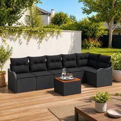 Comfortable and Stylish 7-Piece Garden Sofa Set