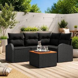 Comfortable and Practical 5-Piece Patio Sofa Set