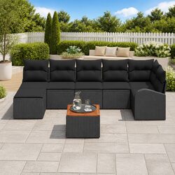 Value and Durability in an 8-Piece Garden Sofa Set