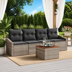 Reliable 5-Piece Modular Sofa Set for Outdoor Comfort