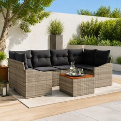 Comfortable 7 Piece Outdoor Garden Sofa Set