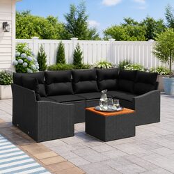 Comfortable and Stylish 7 Piece Garden Sofa Set for Your Home
