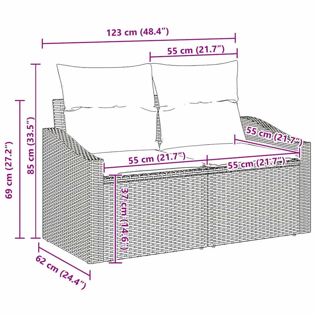8-Piece Garden Sofa Set