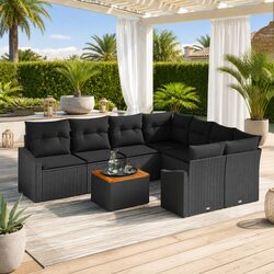 Quality 9-Piece Outdoor Sofa Set for Your Garden