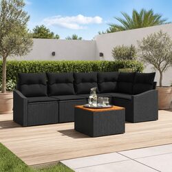Reliable 6-Piece Modular Garden Sofa Set