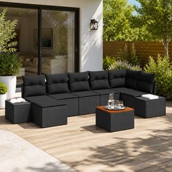 Reliable 8-Piece Modular Sofa Set for Your Outdoor Comfort