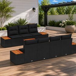 Reliable 8-Piece Modular Garden Sofa Set with Style