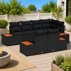 Comfortable and Durable 7-Piece Garden Sofa Set