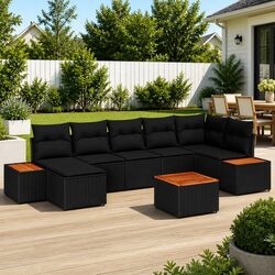 Comfortable and Durable 8-Piece Outdoor Sofa Set