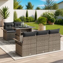 Warm and Practical Outdoor Garden Sofa Set