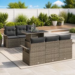 Comfortable and Reliable 7-Piece Outdoor Sofa Set