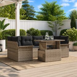Value-Driven 7-Piece Modular Garden Sofa Set