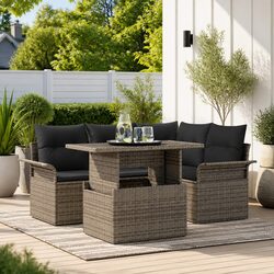 Comfortable and Practical 5-Piece Garden Sofa Set