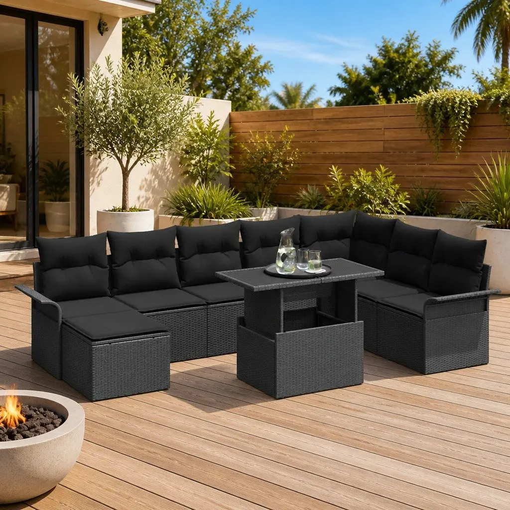 9-Piece Garden Sofa Set