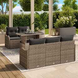 6-Piece Garden Sofa Set: Quality and Comfort Combined