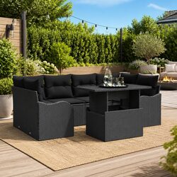 Comfortable and Practical 7-Seater Outdoor Sofa Set