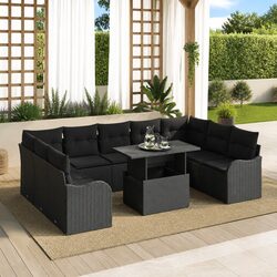 Quality 10-Piece Garden Sofa Set for Comfort and Durability