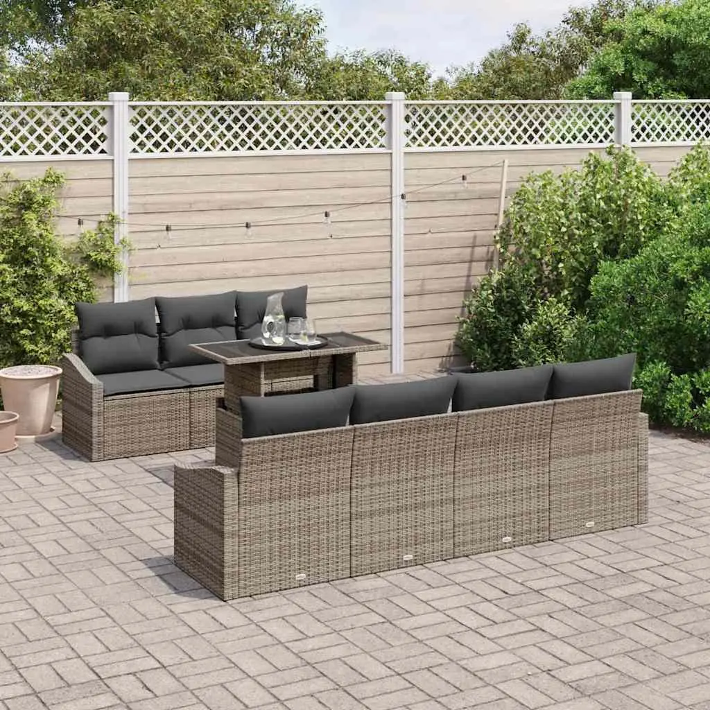 Grey Modular Sofa Set for Outdoor Comfort