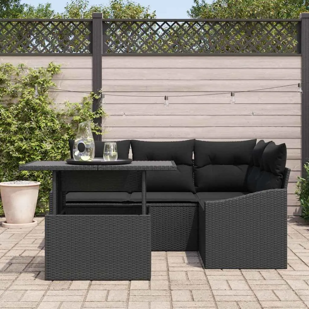 5 Piece Modular Sofa Set for Outdoor Use
