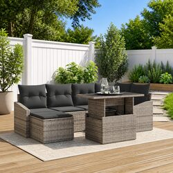Comfortable and Reliable 7-Piece Garden Sofa Set