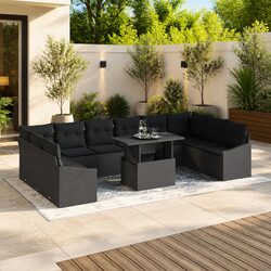 Comfortable and Functional 11-Piece Sofa Set for Outdoors