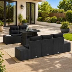 Comfortable and Reliable 6-Piece Modular Garden Sofa Set