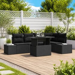 Affordable 6-Piece Garden Sofa Set with Comfort in Mind