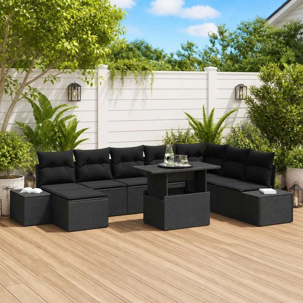 9 Piece Modular Outdoor Sofa Set