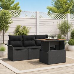 Reliable 5-Piece Modular Garden Sofa Set with Comfort