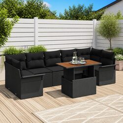 Comfortable and Practical 8-Piece Garden Sofa Set