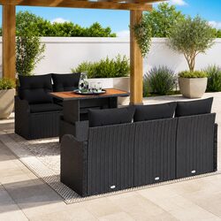 Comfortable and Practical 6-Piece Garden Sofa Set
