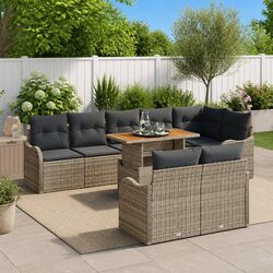 Reliable 9-Piece Sofa Set with Comfort and Durability