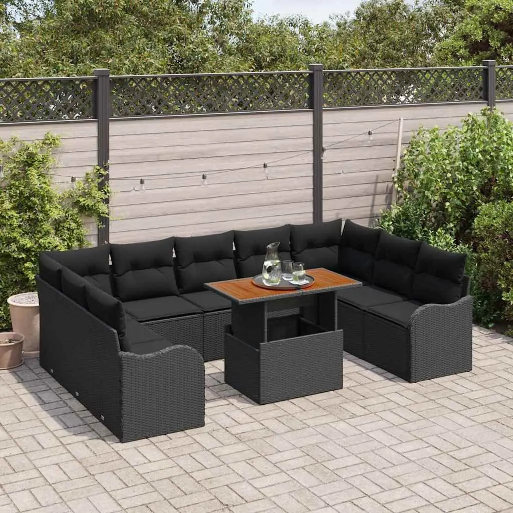 10-Piece Garden Sofa Set for Outdoor Comfort