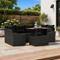 Comforting 7-Piece Outdoor Sofa Set with Storage