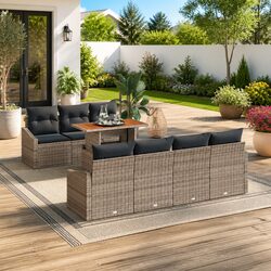 Comfortable and Versatile 8-Piece Outdoor Sofa Set