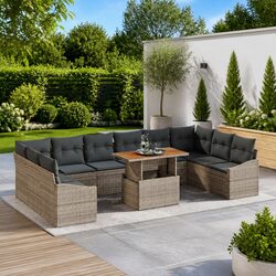 Comfortable and Practical 11-Piece Outdoor Sofa Set