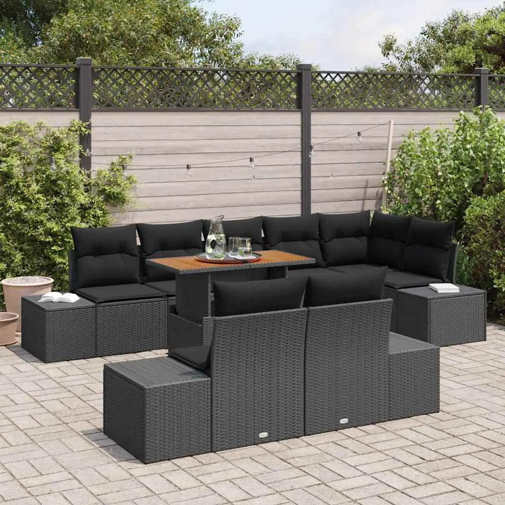 9-Piece Outdoor Sofa Set for Relaxation